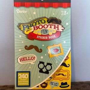 DARICE 106-5219 Photo Booth Fun 240 Kids Sticker Book, Multicolor